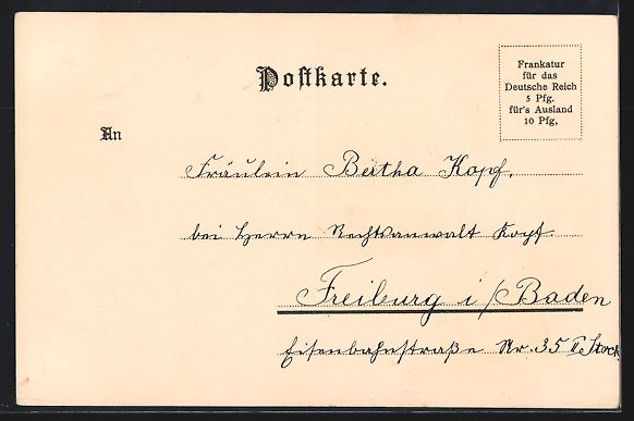 Ansichtskarten: Passepartout-Lithographie Zürich, Blick – Gebraucht aus Berlin von bartko-reher 1