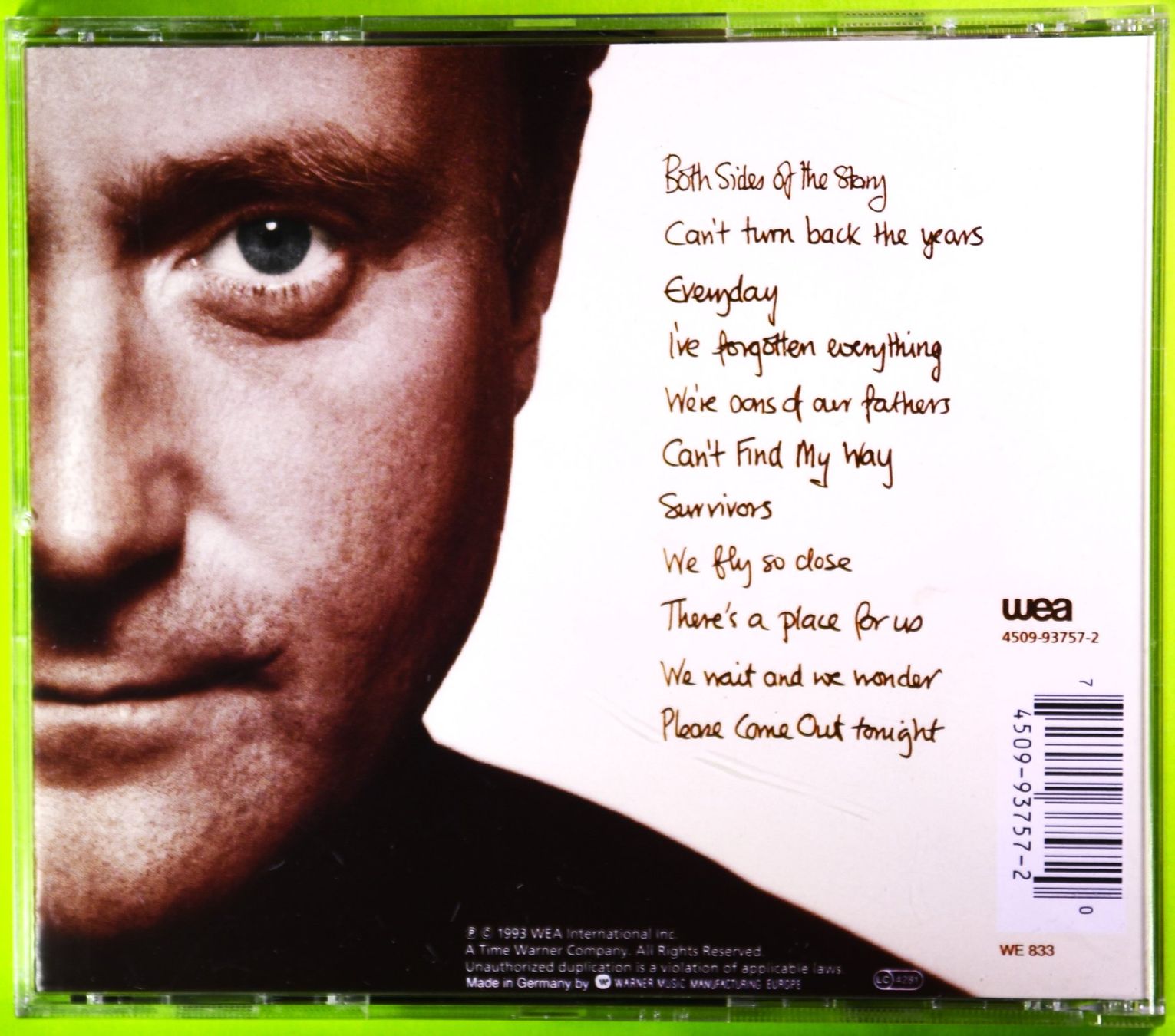 CDs: PHIL COLLINS  /  BOTH SIDES – Neu (gemäss Beschreibung) aus Luzern von  1