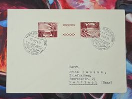 CL31 Enveloppe + Timbre Suisse 1954