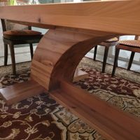 exklusiver Designer Esstisch Massivholz