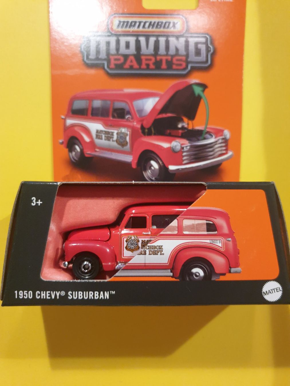 Matchbox Modellini d'auto: Matchbox 1950 CHEVY SUBURBAN – Nuovo e nell'imballaggio originale da Oftringen venduto da Rotor 1
