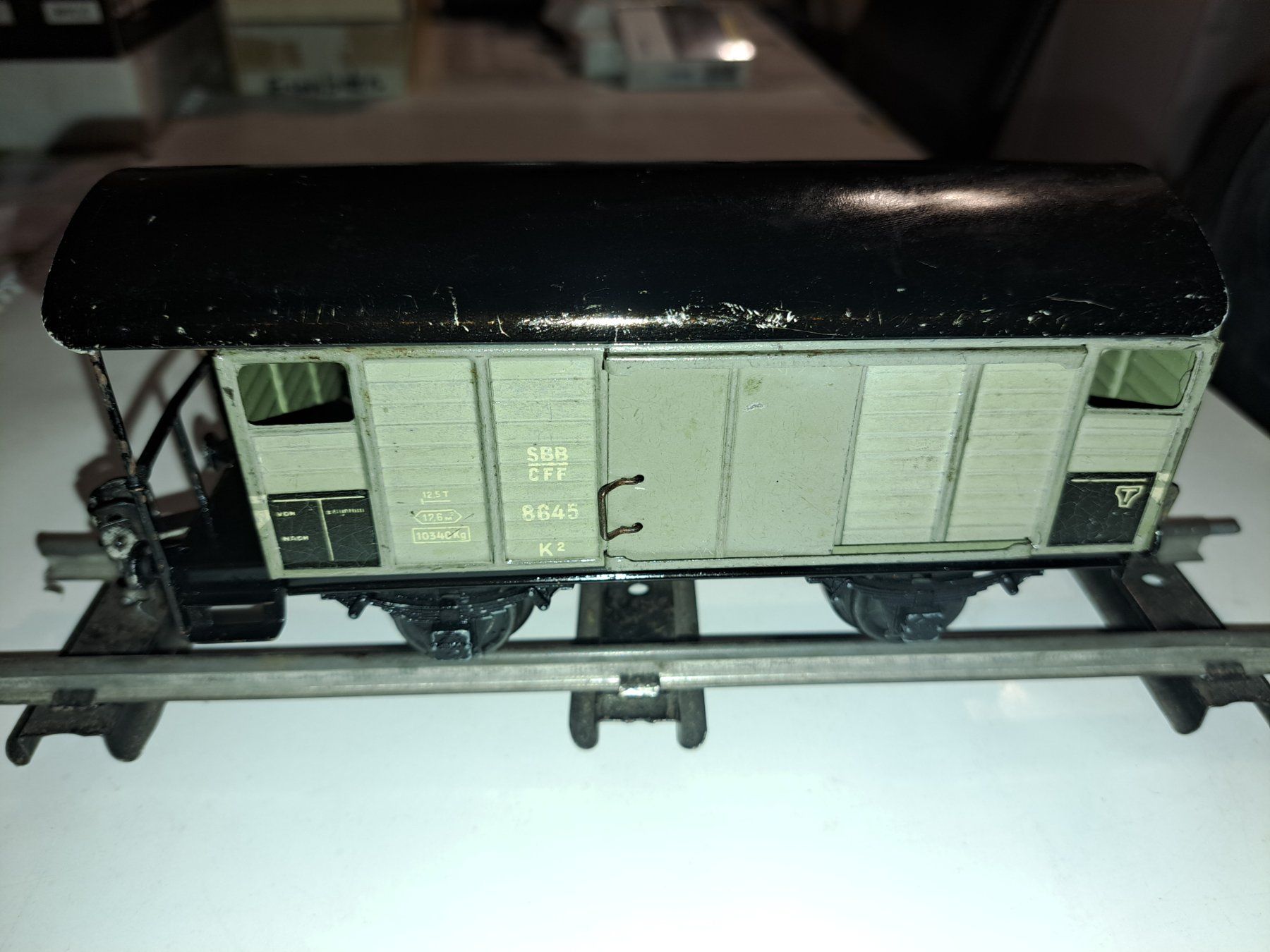 Buco Modelleisenbahnen: Spur 0 Güterwagen SBB – Gebraucht aus Schwanden GL von roerich20 2