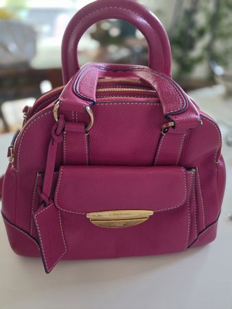 Sac à main Lancel Adjani cuir rose 