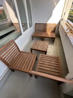 Holz-Lounge-Set für Balkon oder Terrasse zu verkaufen