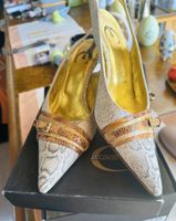 Just Cavalli Slingpumps Beige Gr. 38 - Top Zustand!