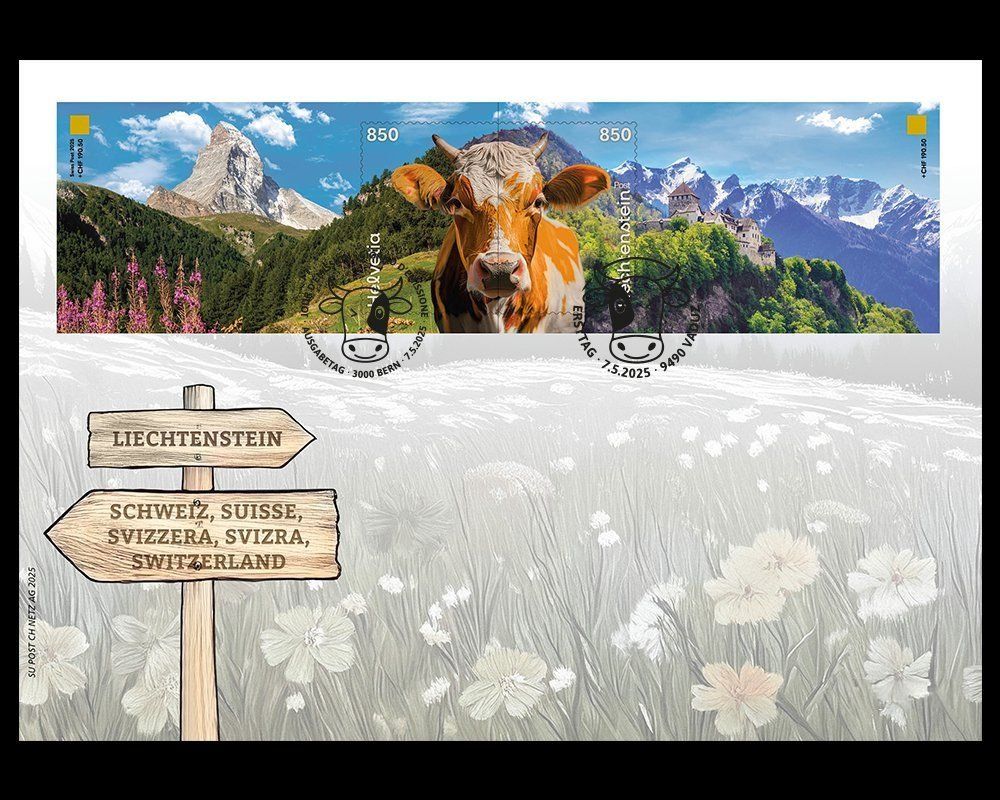 Tutti i francobolli: Swiss Crypto Stamp CHLI - Sonderumschlag Orange – Nuovo e nell'imballaggio originale da Arch venduto da Noah819