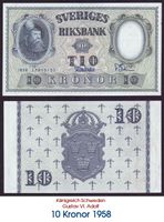 10 Kronor 1958 UNZ