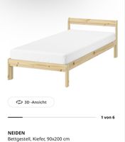Bettgestell Neiden IKEA Kiefer 90x200 cm neu