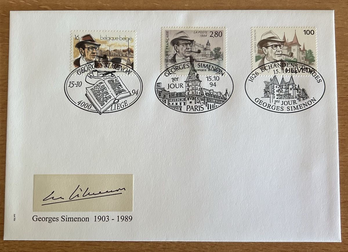 Tutti i francobolli: Georges Simenon Briefmarken Ersttagsbrief – Nuovo (secondo la descrizione) da Wil ZH venduto da uhe_nw6s