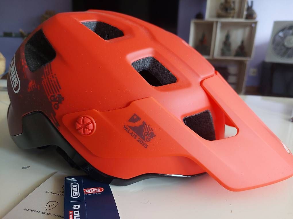 Caschi: Casque vélo VTT Abus édition Valais  – Usato da Lausanne venduto da flybud 2