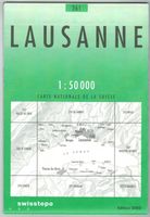 Landkarte Lausanne (2002)