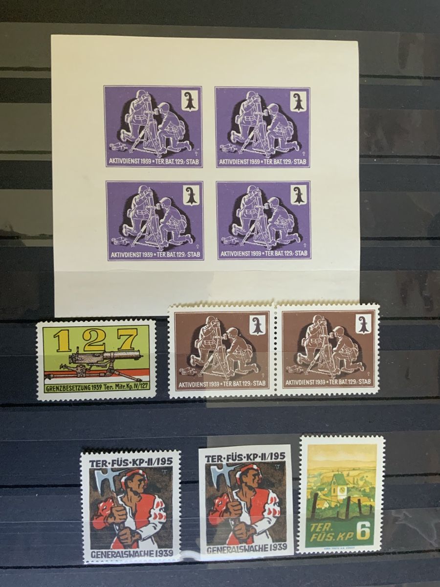 Alle Briefmarken: Soldatenmarken – Neu (gemäss Beschreibung) aus Binningen von chr_cr5n