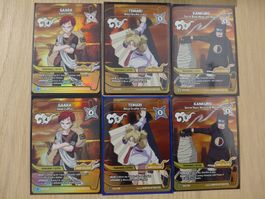 Naruto TCG Cards Gaara Temari Kankuro 6 Piece Set