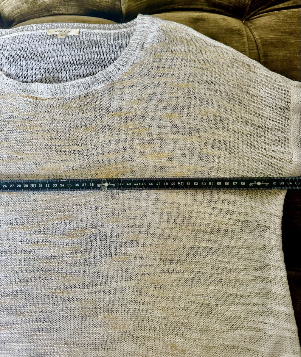 Pulls & Sweat-shirts: Damen Sommer Pullover Kocca Weiss Grösse M leichte Strick – Neuf (Voir description) à Kilchberg ZH par Suisse500 5