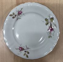 6 petites assiettes Winterling Bavaria motif rose