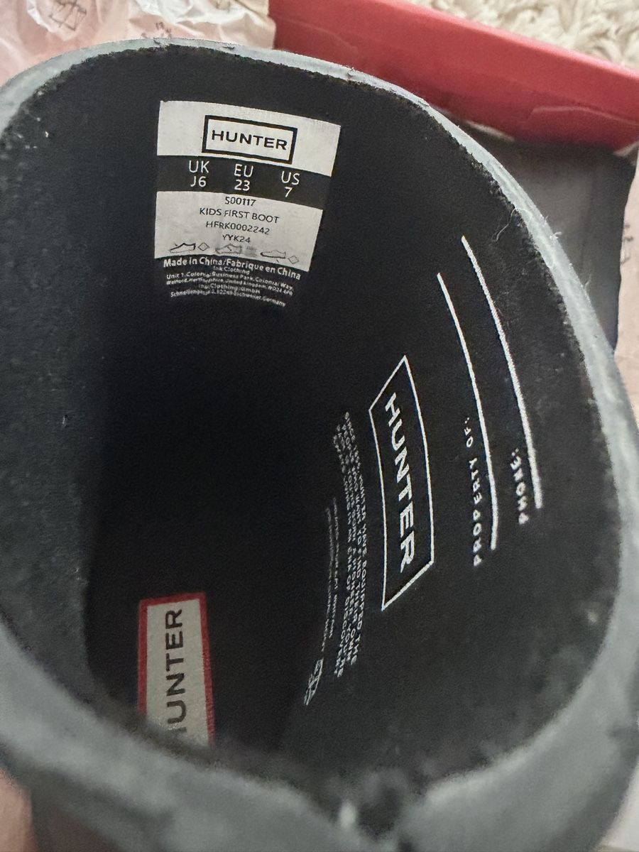 Hunter Scarpe per ragazzi: Hunter kids ( ruber, size 23) – Nuovo e nell'imballaggio originale da Schaffhausen venduto da Nadiuna 2