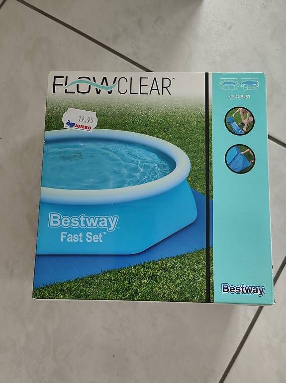 Bestway Piscine: Bestway (Flowclear) - Bodenplane - NEW - 2.44m – Nuovo e nell'imballaggio originale da Bülach venduto da lau_zd5m