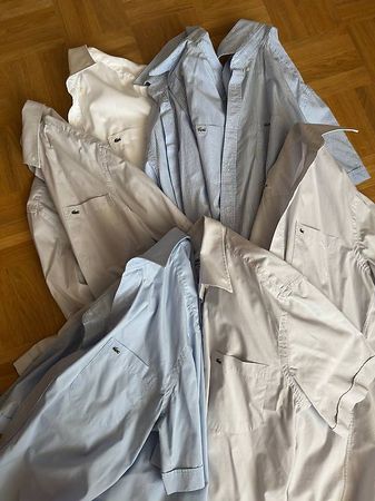 Lacoste Kurzarmhemd Classic Grösse 40 Konvolut 7 Stück