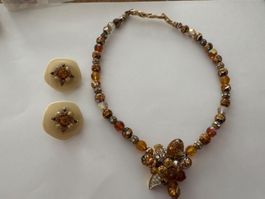 Kette und Ohrenklips