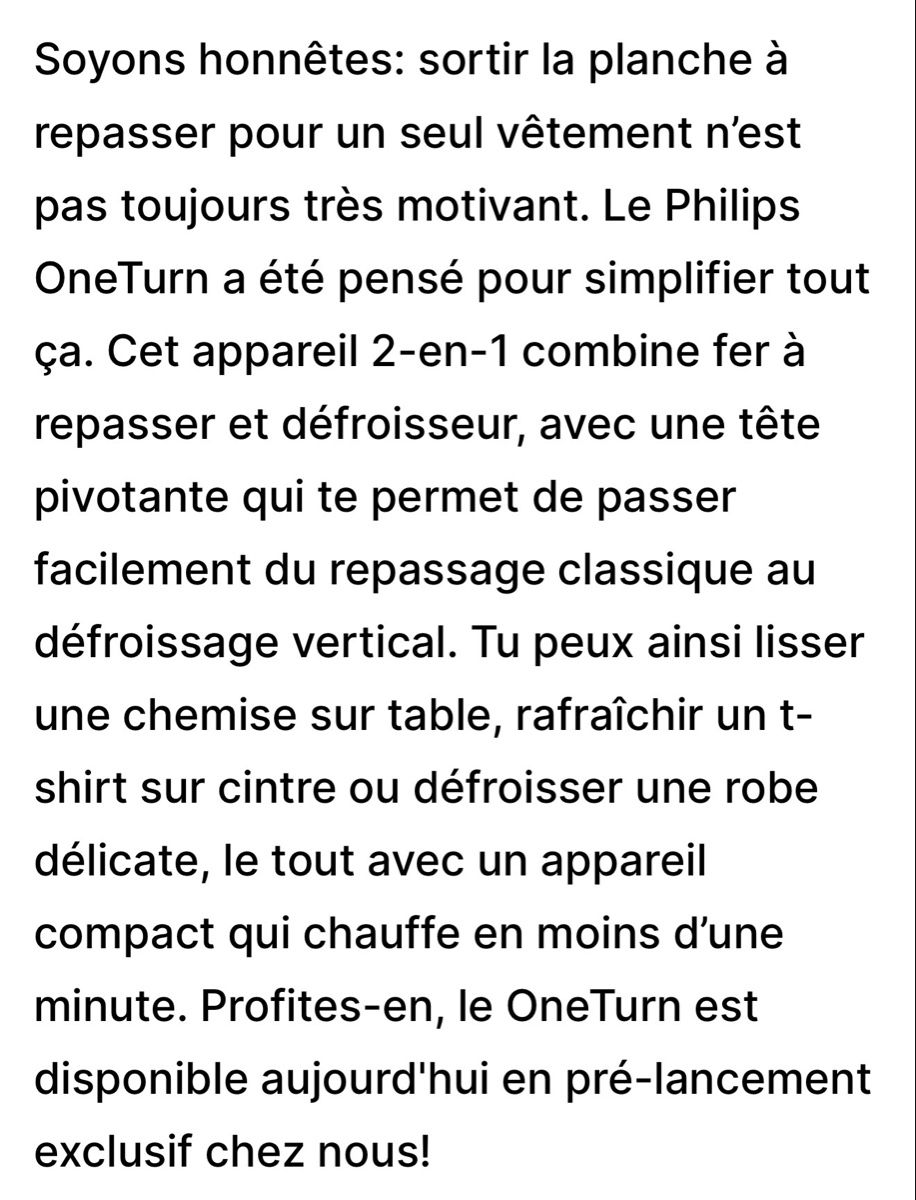 Philips Bügeleisen: Philips One Turn  – Neu (gemäss Beschreibung) aus Neuchatel von mikoenig 2