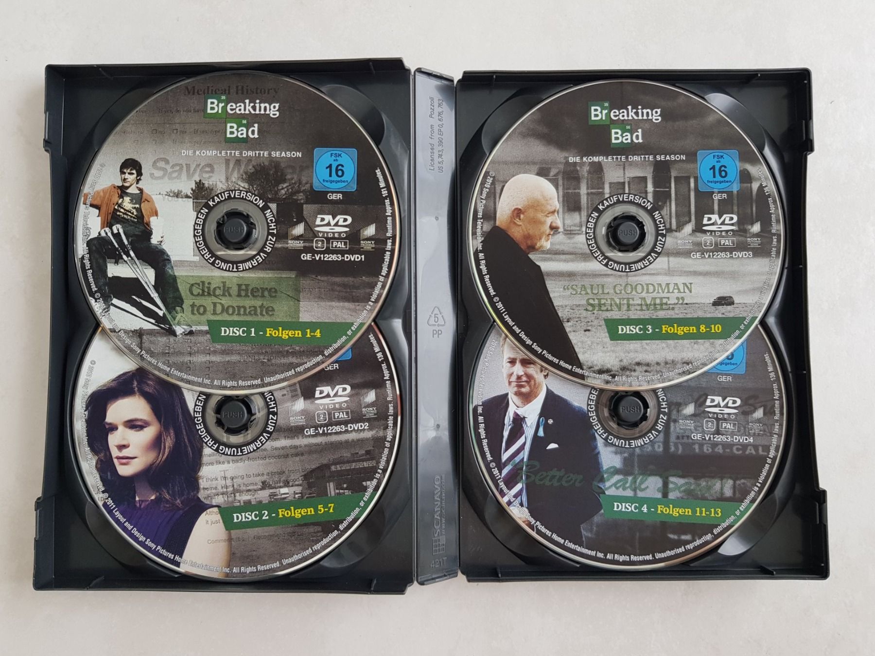 Tutti i DVDs: Breaking Bad DVD Staffel 1-3 – Usato da Kappel SO venduto da SebsPlants 5