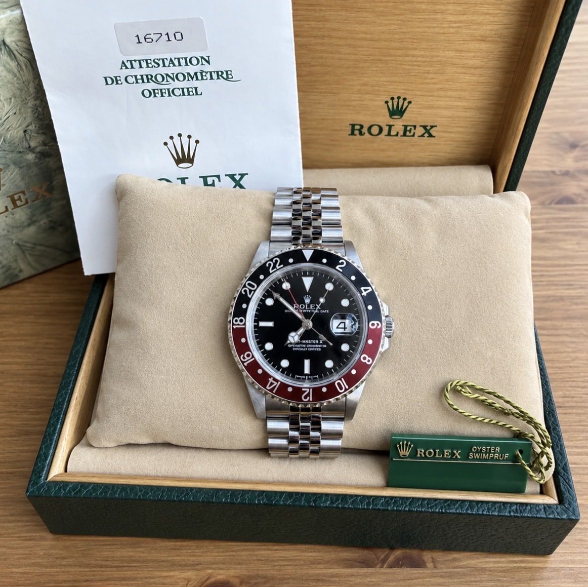 Rolex Orologi: Rolex GMT ll Coke 16710 Fullset – Usato da Lausen venduto da nik_8rnn