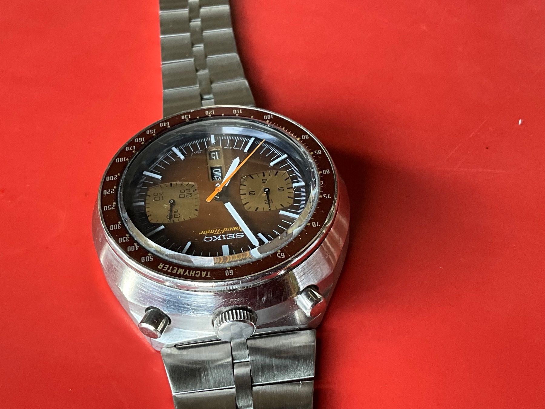 Seiko Montres: Seiko Speed-Timer Chronograph Automatic 6138-0040 "Bullhead* – D'occasion à Otelfingen par Chavez68 3