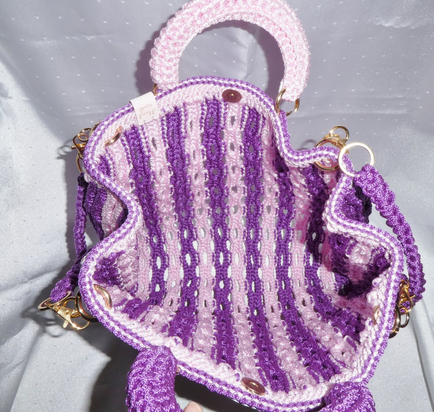 Borse da donna: Damen Tasche 2 Farben Violett /Rose. – Nuovo e nell'imballaggio originale da Siebnen venduto da Ra-la-ra-ol 3