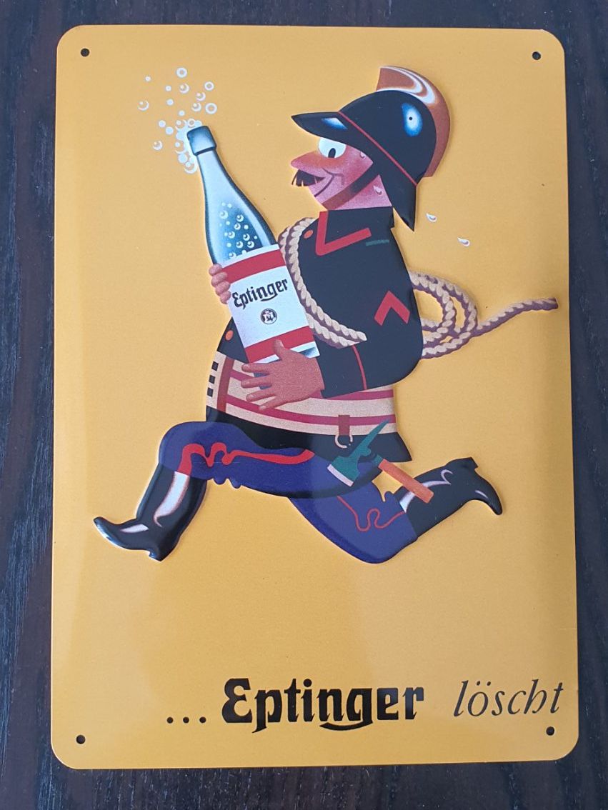 Ecriteaux: Blechschild Eptinger löscht – D'occasion à Winterthur par LaRoque