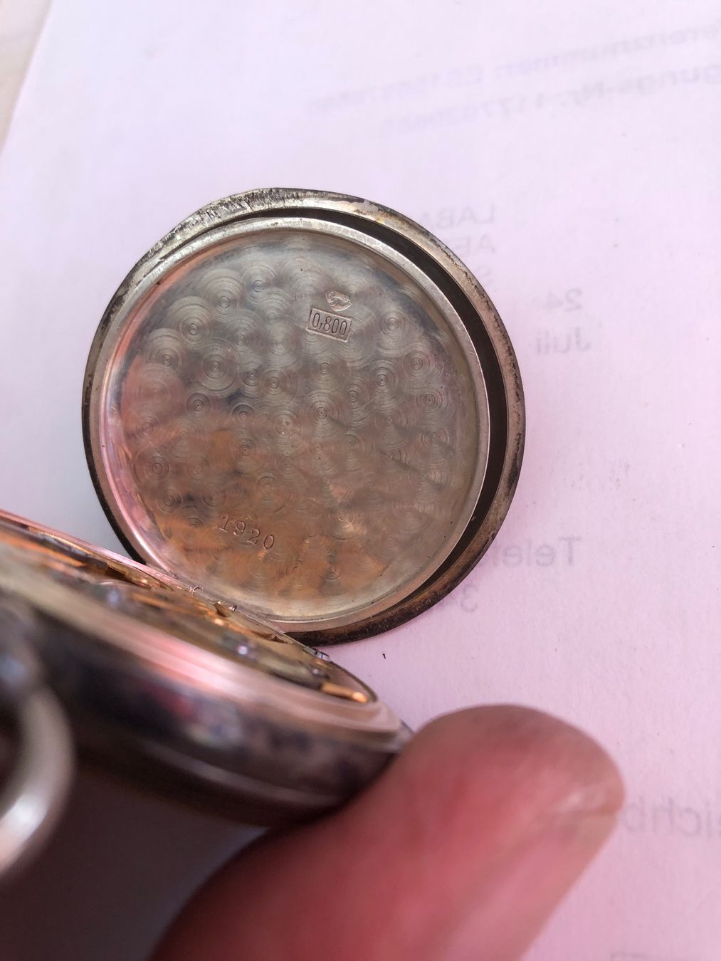 Uhren: Vintage Taschenuhr Silber – Gebraucht aus Biel/Bienne von winnertaco 5