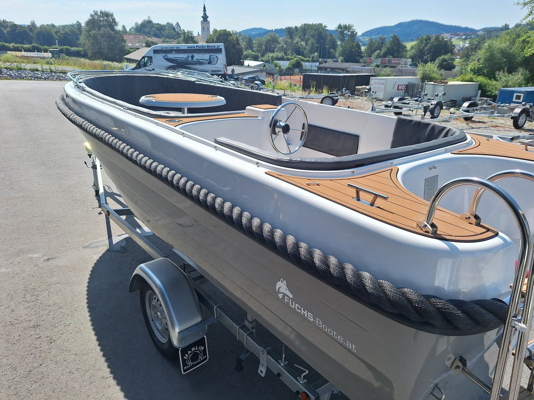Barche: LAGERND NEU 500Classic Boot Motorboot GFK Boot Badeboot – Nuovo e nell'imballaggio originale da Aigen Schlägl venduto da Fuchs-Boote 4