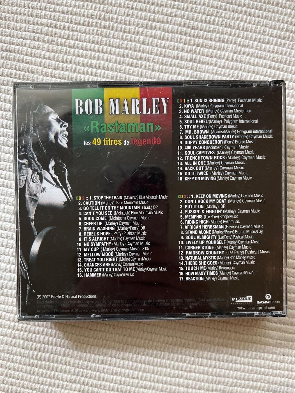 CDs: Bob Marley - Rastaman 3CD-Box 49 Titel – D'occasion à Zürich par Gurkis 5