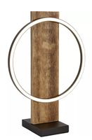 Tischlampe Holzoptik modern