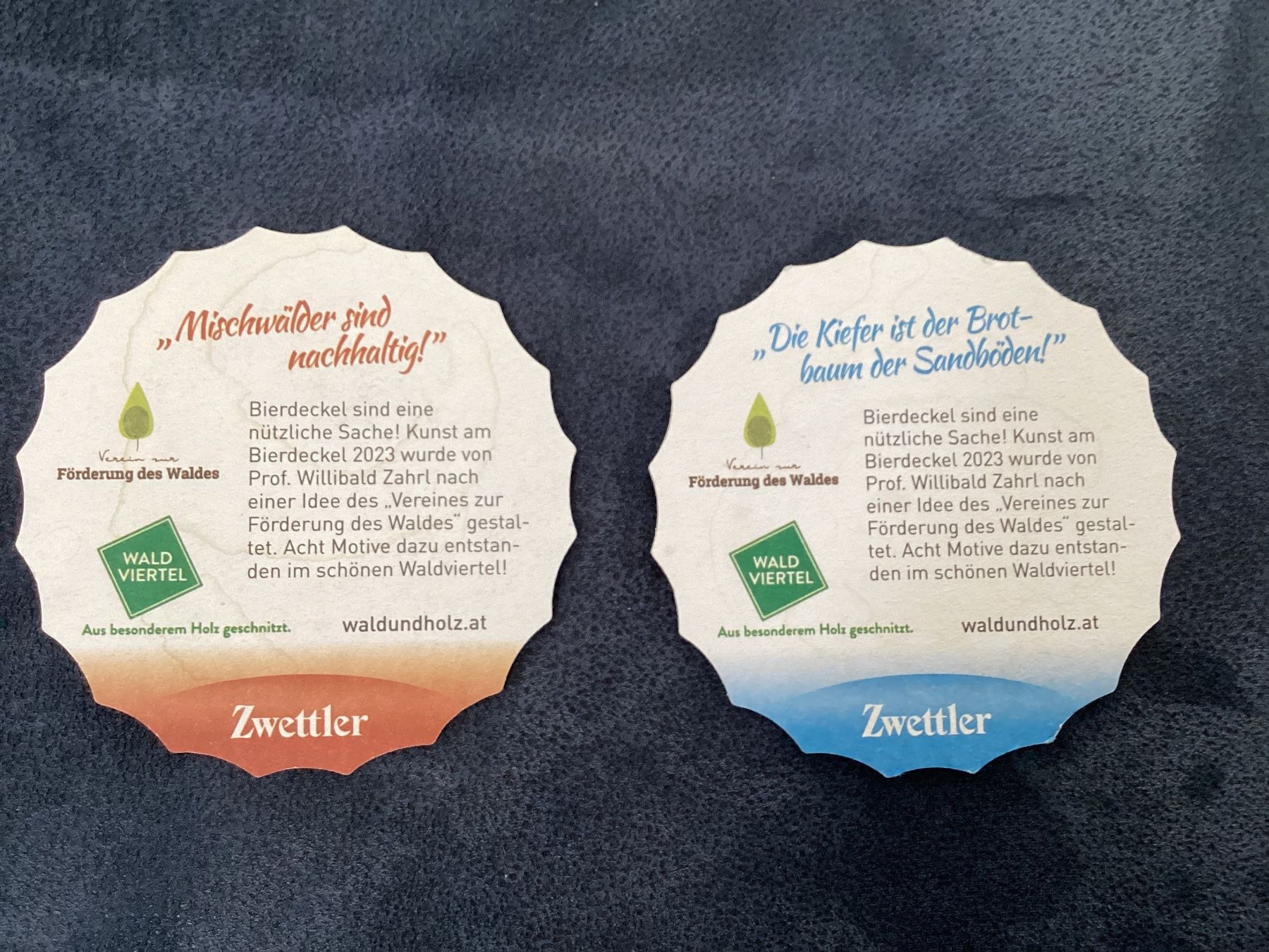 Dessous de verre: 2 Bierdeckel – D'occasion à Adliswil par Bolline 1