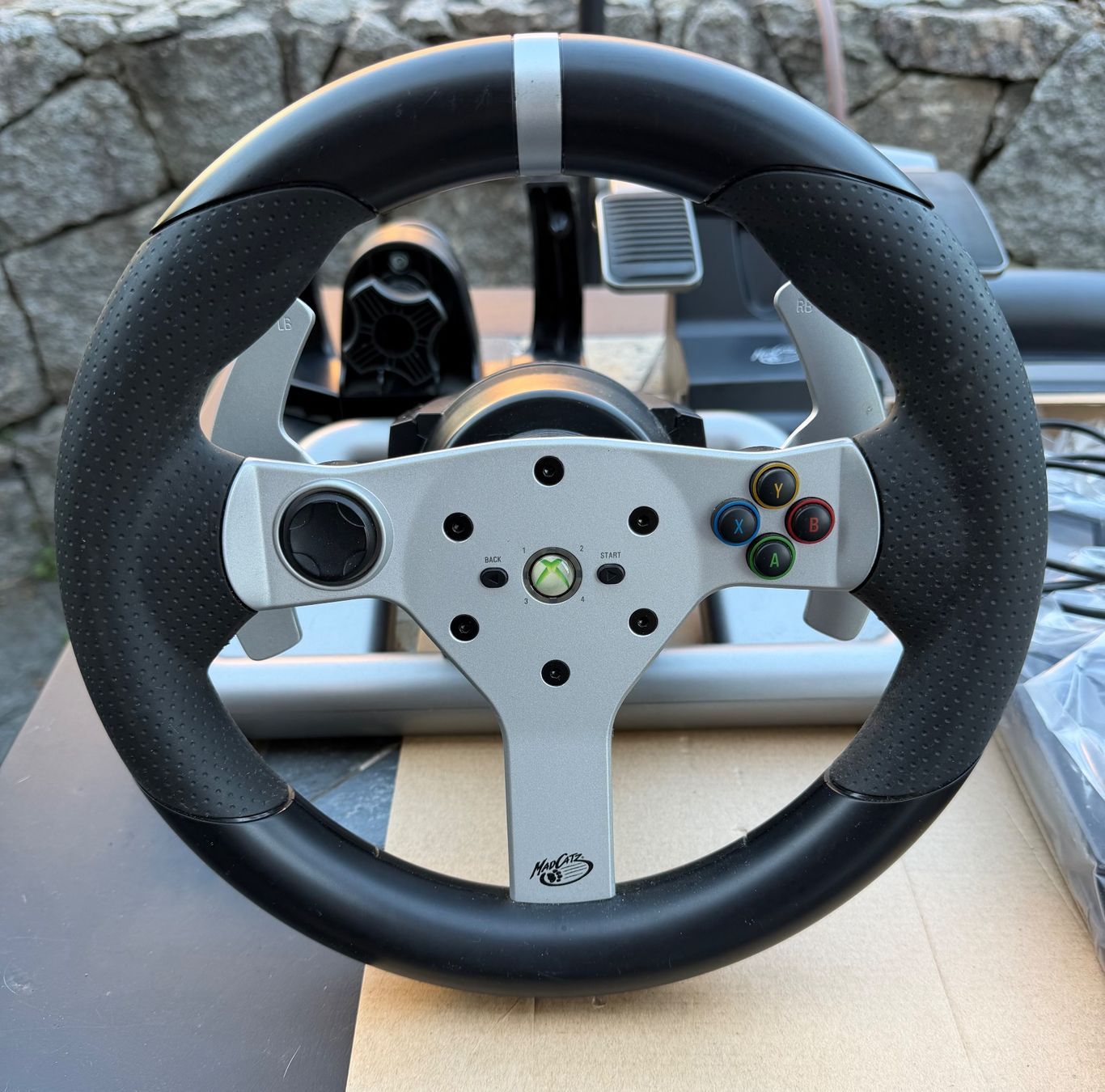 Controller: Racing Wheel Wireless Force Feedback Xbox 360 mit Pedalen – Usato da Waltenschwil venduto da WBcooper 1