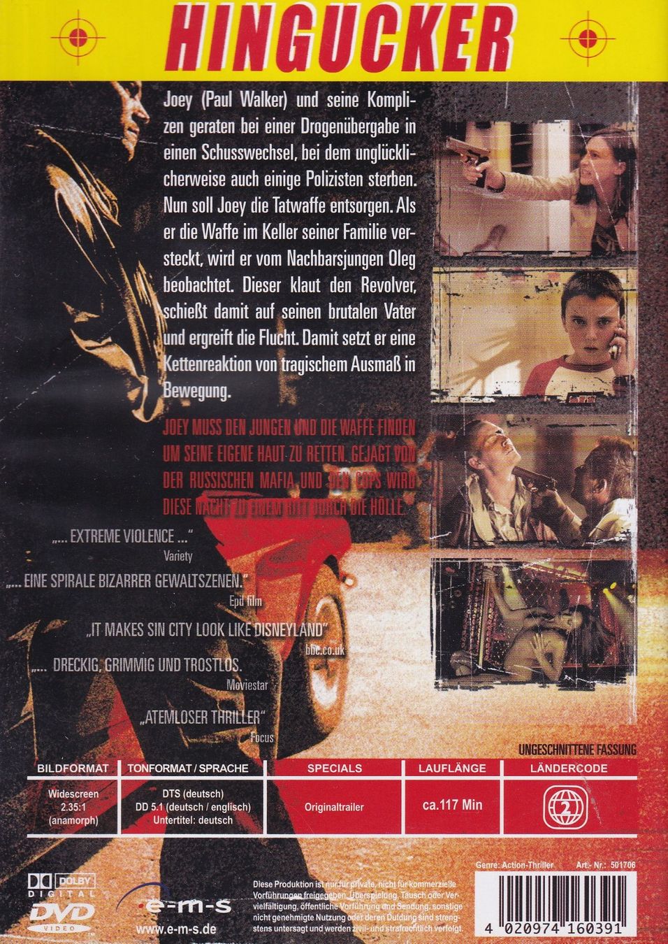 Alle DVDs: DVD ab Fr. 1.--, Running Scared – Gebraucht aus Lausen von Mondeo10628 1