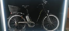 E-Bike Flyer 45km/h mit Gepäckträgerkorb - sehr zuverlässig