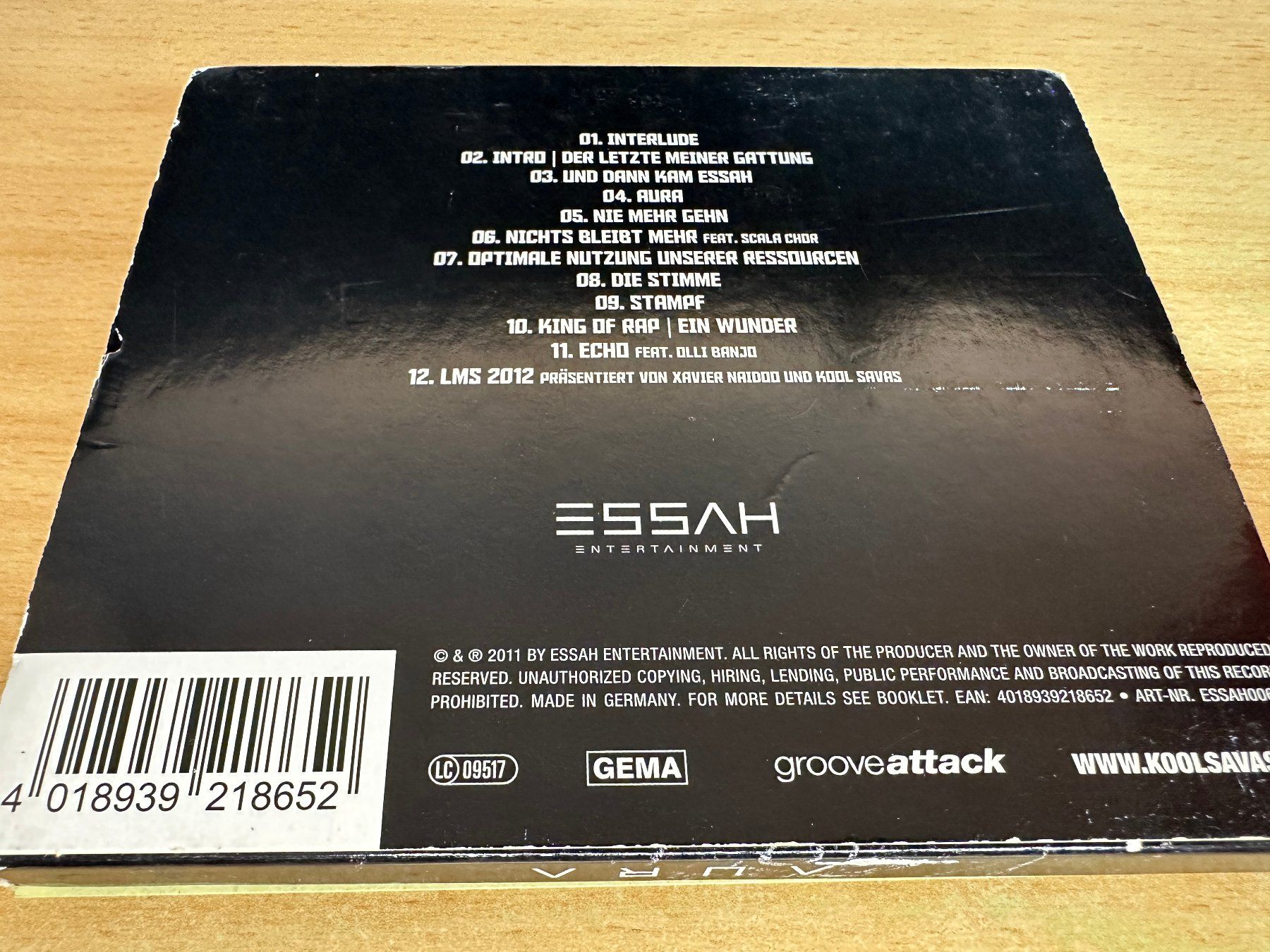 CD: Kool Savas – Aura – Usato da Rikon im Tösstal venduto da Alpenmutz 1