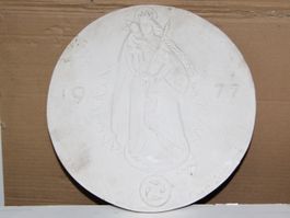Marienrelief sehr schön, in Gips von Franco Annoni