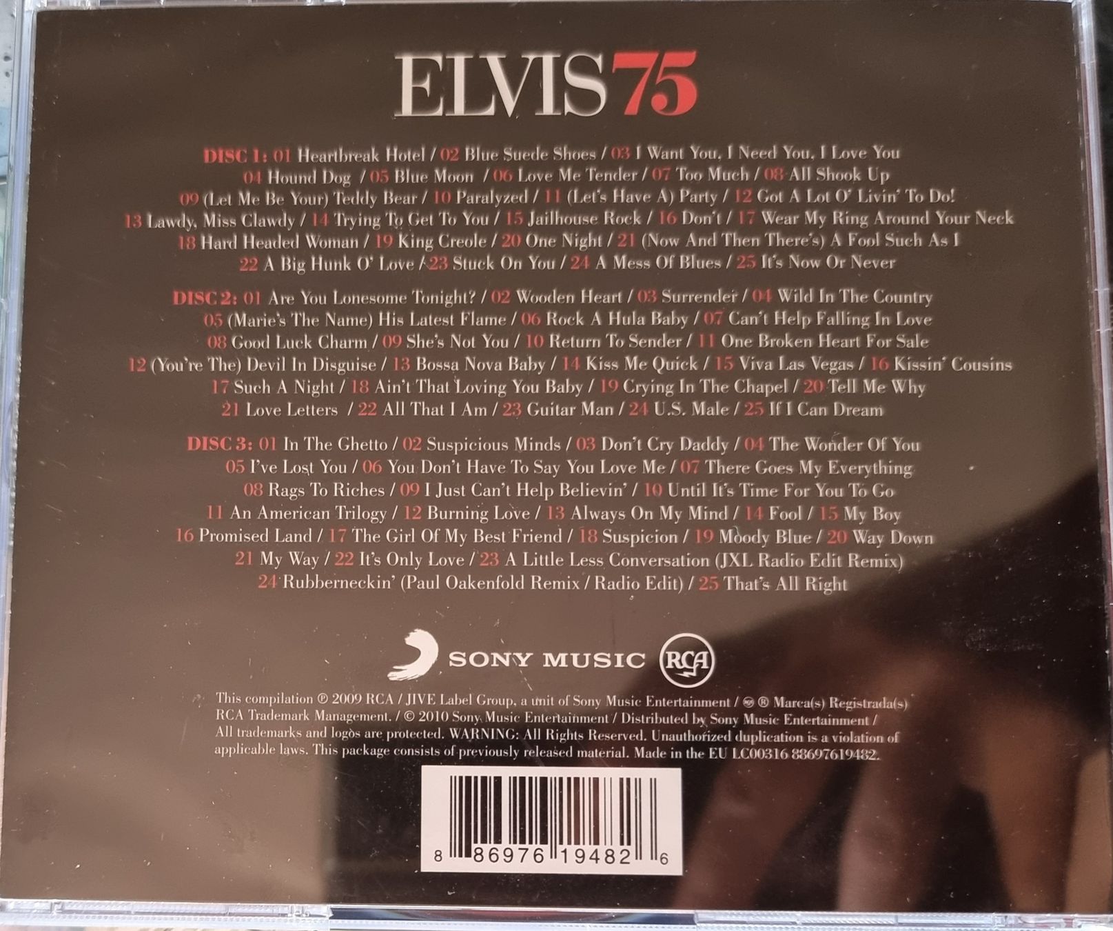 CD: Elvis 75 CD Box Set 3 Discs guter Zustand – Usato da Wohlen AG venduto da ams_77k2 1