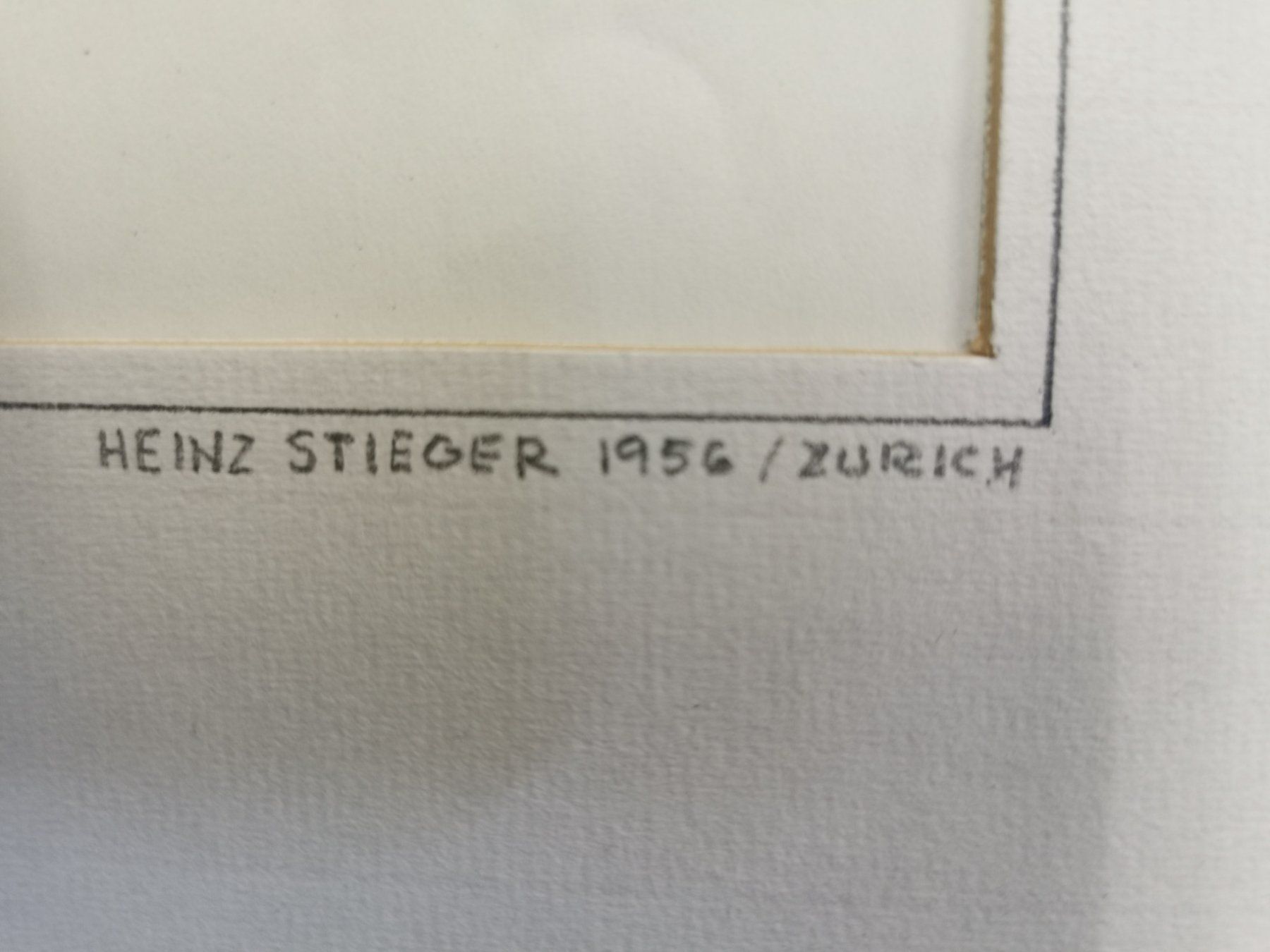 Gemälde: HEINZ STIEGER DATÉ 1956 – Gebraucht aus Genève von Qanil77 3