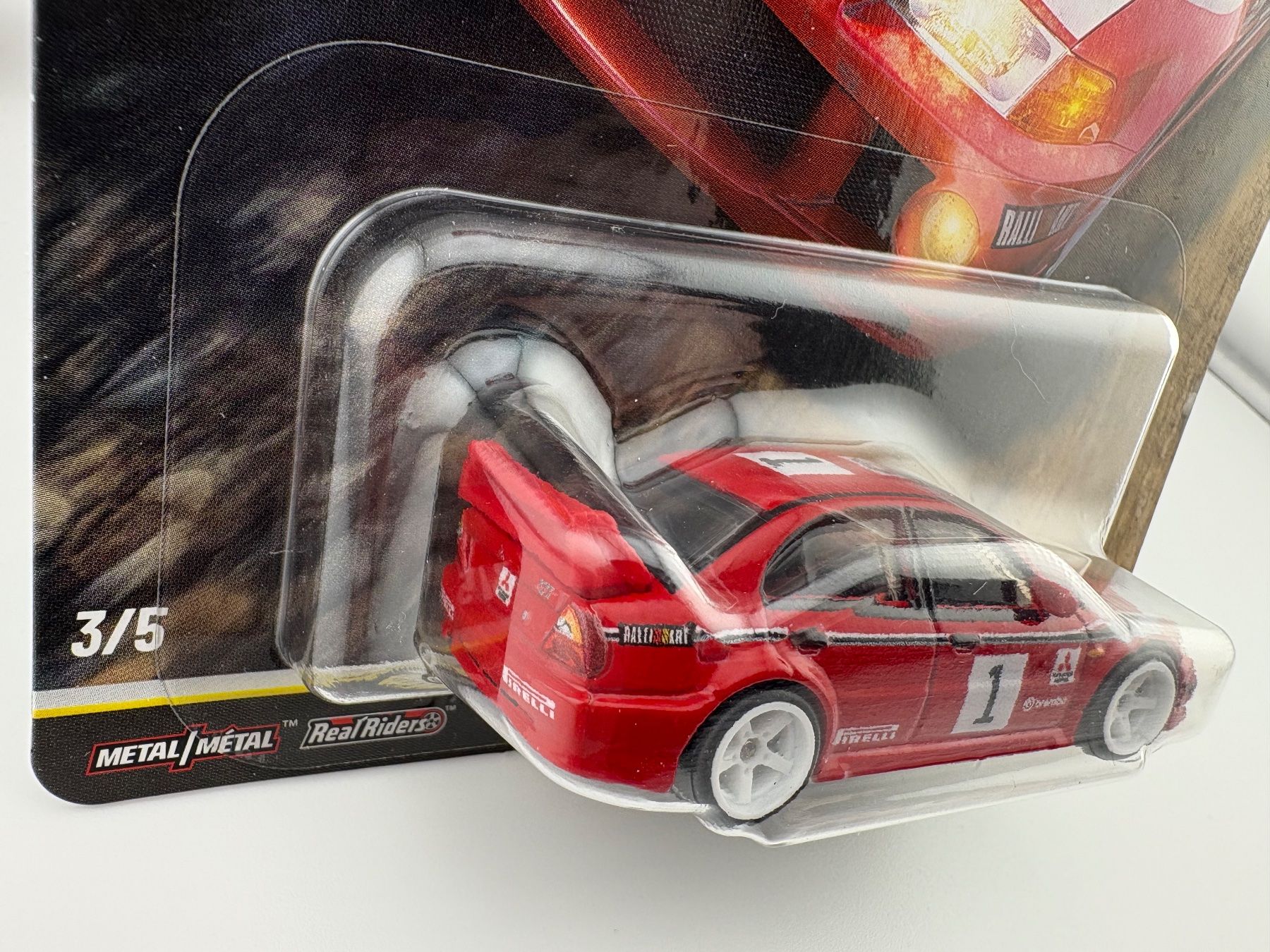 Hot Wheels Modellini d'auto: Hot Wheels Mitsubishi Lancer Evolution VI Thrill Climbers – Nuovo e nell'imballaggio originale da Flawil venduto da HeisseReifen 3