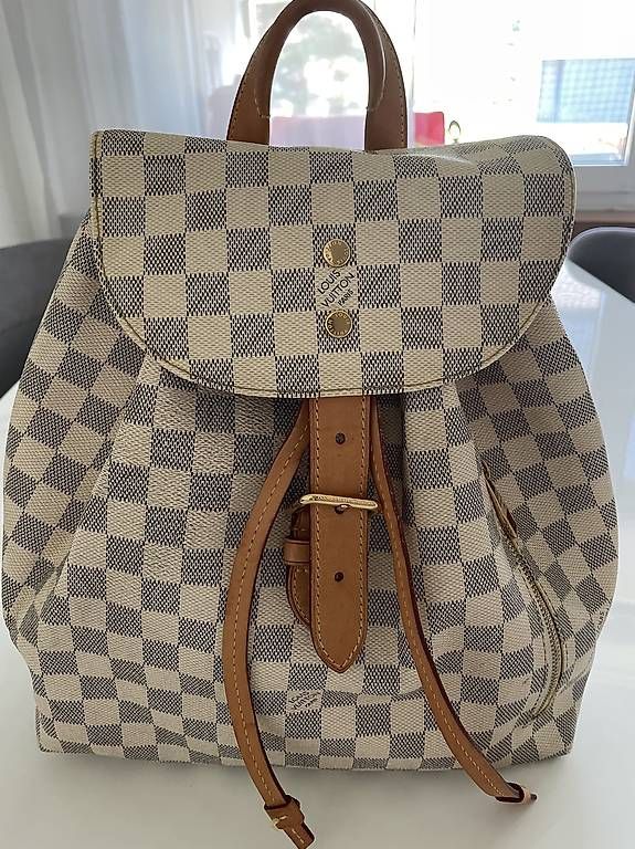 Rucksäcke: Louis Vuitton Sperone Rucksack Damier Azur – Gebraucht aus Allschwil von figurella5
