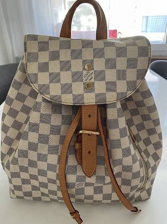 Louis Vuitton Sperone Rucksack Damier Azur