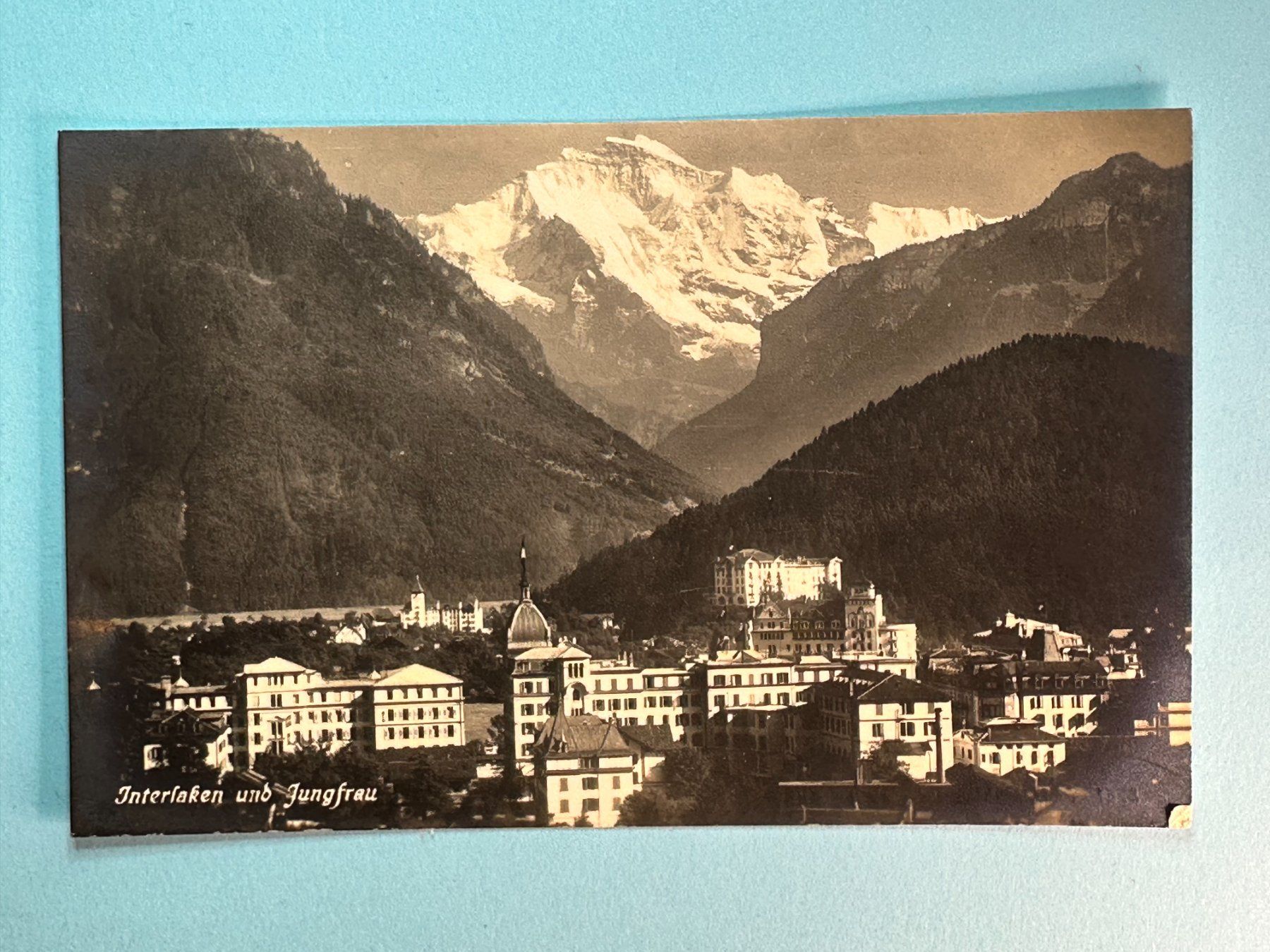 Cartoline postali: Interlaken und Jungfrau – Usato da Steg VS venduto da danwer74