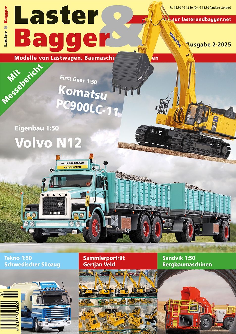 Revues & Magazines: Laster & Bagger 2-2025 – Neuf avec emballage d'origine à Urtenen-Schönbühl par BAGGERMODELLE