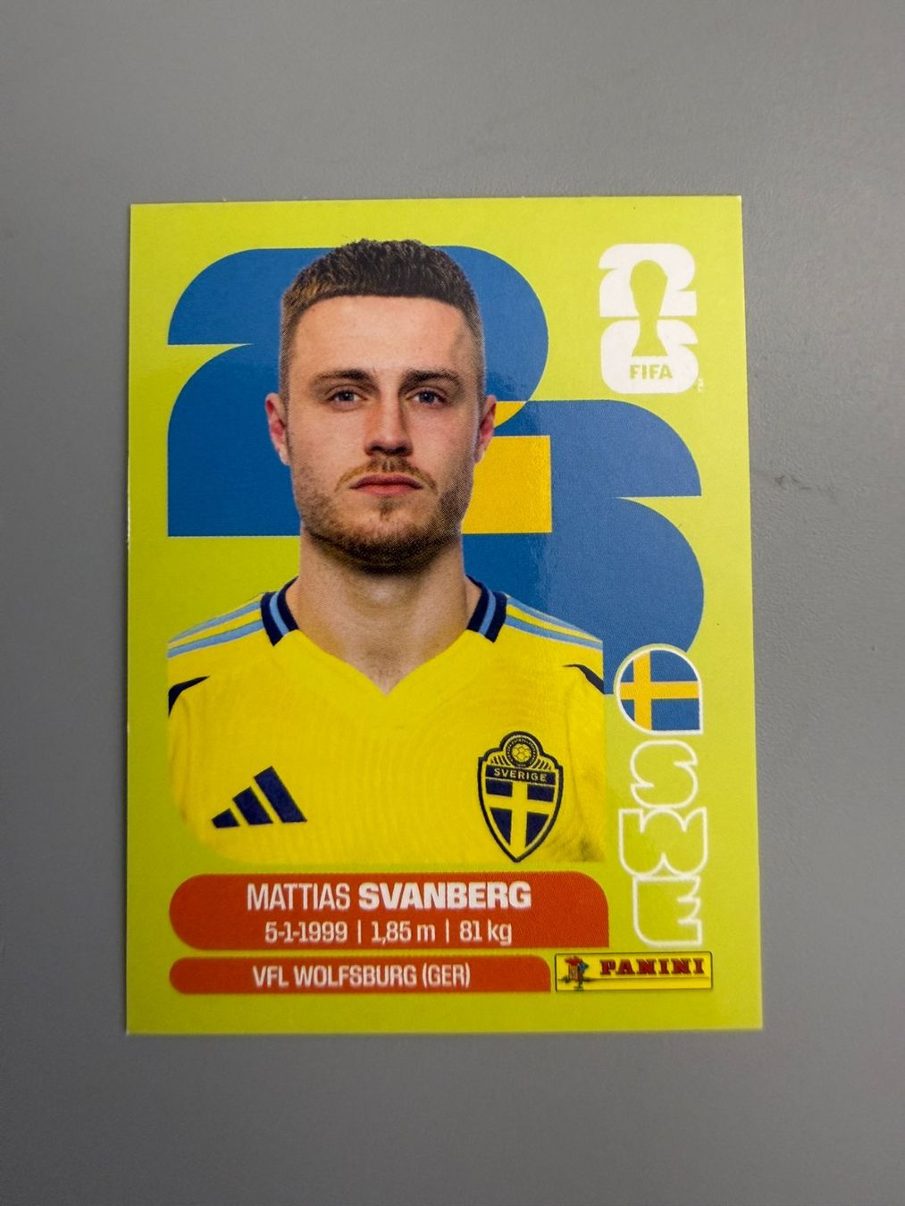 Panini Cartes à collectionner: Panini Mattias Svanberg SWE12 – D'occasion à Liebefeld par Ronaldo-1996