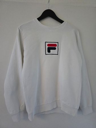 Sweatshirt Fila weiss mit Logo Grösse S guter Zustand