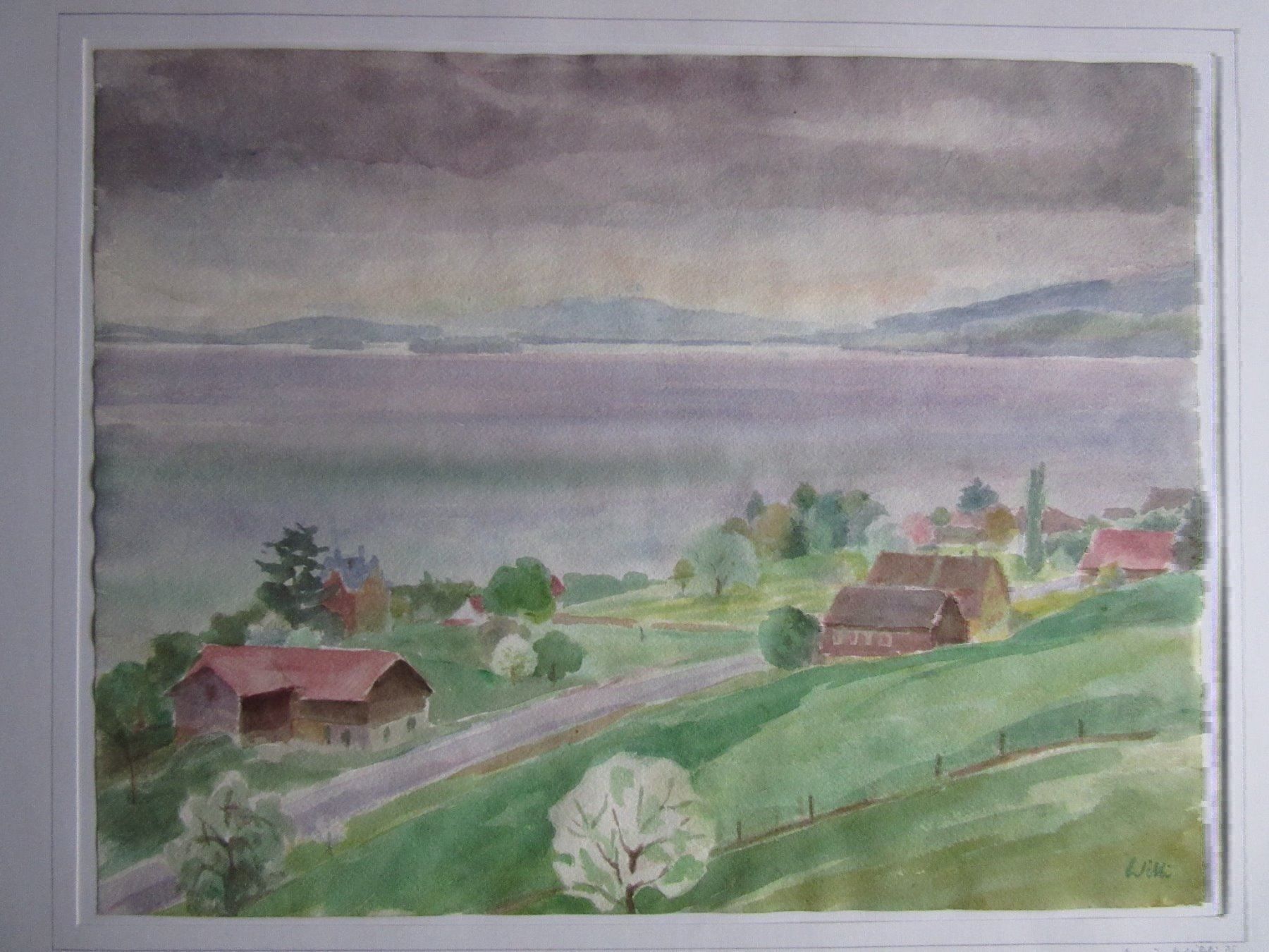 Foto & Immagini: ARMIN WILLI  AQUARELL SIGNIERT – Usato da Gersau venduto da grafik-kunst