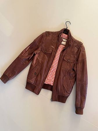Paul Lederjacke / Bomberjacke aus Echtleder  Grösse S